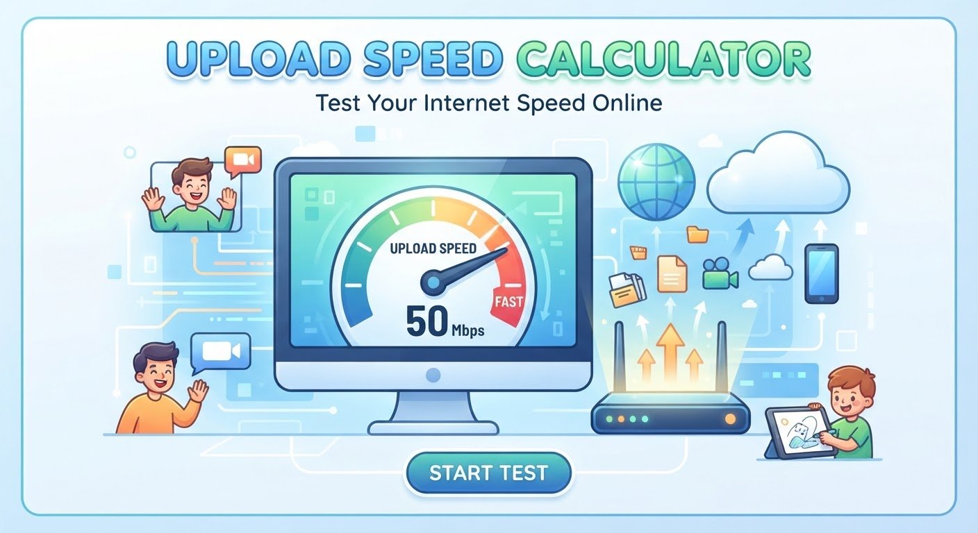 Upload Speed Calculator Test Your Internet Speed Online
